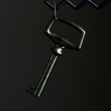 フランス 1900-1950年代頃 フランス製 アンティーク装飾キー｜フランスの時を閉じ込めた飾りたくなる鍵｜(約6.5cm)