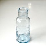 イギリス MANCHESTER アンティーク ガラスボトル 古いガラス瓶(約高さ11.7cm) [EY8971]