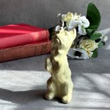 イギリス 陶器製テリア犬置物 テリアオブジェ 陶器いぬフィギュリン 犬雑貨 (約 高さ12cm) [AA1007]