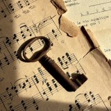 フランス アンティークキー 幸運と絆をつなぐ古鍵 チャンス・信頼・愛｜(約6.6cm) [EW0815]