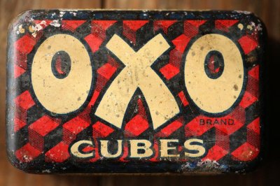 画像1: イギリスアンティーク缶OXO1027