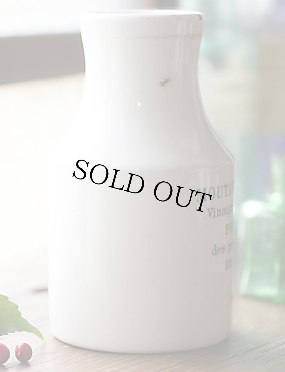 画像2: 〈フランス〉1930年代　ディゴワン＆サルグミンヌのマスタードポット陶器ポット (2)