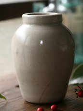 画像3: 〈イギリス〉1900年代 ブループリント BOAM CREAM 濃厚クリーム陶器ジャー (3)