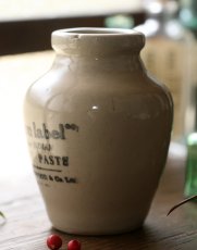 画像4: 〈イギリス〉1900年代 green label CURRY PASTE 陶器ジャー (4)