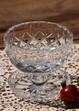 画像2: 〈イギリス〉1940年代 アンティーククリスタルガラス　シャーベットグラス (2)