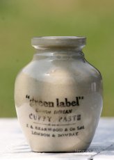 画像3: 〈イギリス〉1900年代 green label CURRY PASTE 陶器ジャー　(高さ約9.8ｃｍ) (3)
