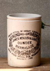 画像2: 〈イギリス〉1900年代 ダンディ社のマーマレード ロゴ入り陶器ジャー(約 高さ11.3ｃｍ) (2)