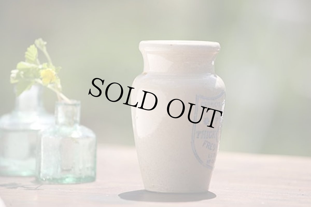 画像6: 〈イギリス〉1900年代 PURE THICK CREAM陶器ジャー (6)