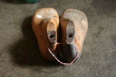 画像7: 〈ベルギー〉子供用　ブロカント木製靴型 (7)