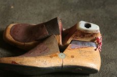 画像15: 〈ベルギー〉子供用　ブロカント木製靴型 (15)