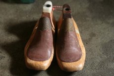 画像2: 〈ベルギー〉子供用　ブロカント木製靴型 (2)