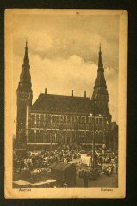 画像1: 〈ベルギー〉ブロカント ポストカード　ドイツ　アーヘナー市庁舎 (1)