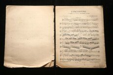 画像4: 〈ベルギー〉 ブロカント  アンティークピアノ楽譜 CONCERTINO 107 （約35cmX26.5cm） (4)