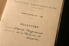 画像14: 〈ベルギー〉 1941-1942年 ブリュッセル市の法廷教育準備書 （約24.3cmX14cm） (14)
