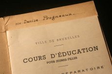 画像15: 〈ベルギー〉 1941-1942年 ブリュッセル市の法廷教育準備書 （約24.3cmX14cm） (15)