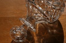 画像7: 〈イギリス〉 アンティーククリスタルガラスボトル ガラスキャップ付き (約高さ13cm) (7)