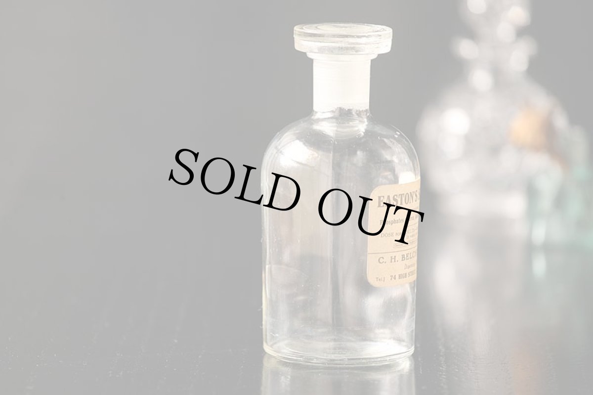 画像6: 〈イギリス〉 英字ラベルガラスボトルガラスキャップ付き (約高さ14.6cm) (6)