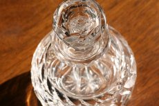 画像17: 〈イギリス〉 アンティーククリスタルガラスボトル ガラスキャップ付き (約高さ13cm) (17)