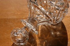 画像8: 〈イギリス〉 アンティーククリスタルガラスボトル ガラスキャップ付き (約高さ13cm) (8)