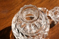 画像18: 〈イギリス〉 アンティーククリスタルガラスボトル ガラスキャップ付き (約高さ13cm) (18)