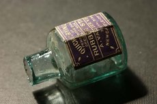 画像7: 〈イギリス〉1900年頃  英国ガラスインク瓶 英字ラベルRUBBER STAMPS オクタゴン (約高さ6.0ｃｍ) (7)