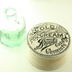画像9: 〈イギリス〉1880年頃 Boots cold cream コールドクリーム陶器ポット (9)