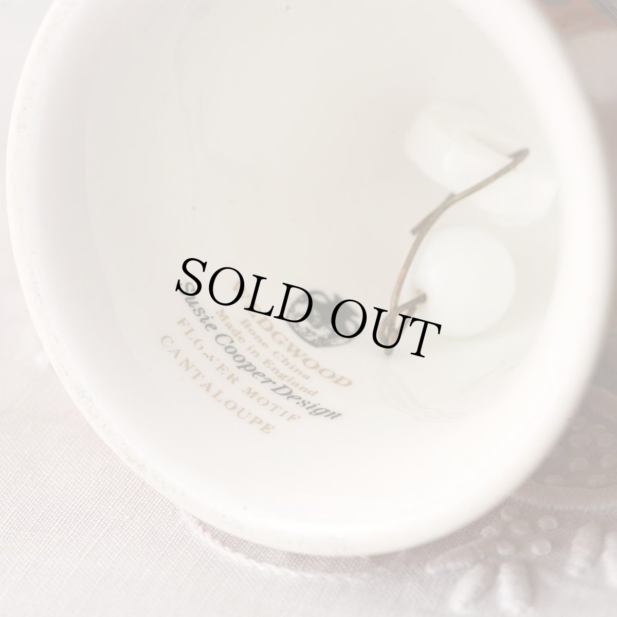 画像6: 〈WEDGWOOD〉1966年代 ウェッジウッド スージークーパー カンタロープディナーベル (6)