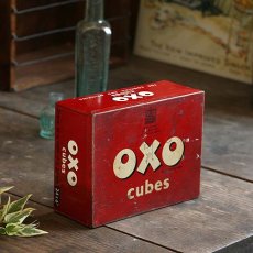 画像1: 〈イギリス〉大きいサイズのイギリスアンティーク缶OXO（オクソ缶） (1)
