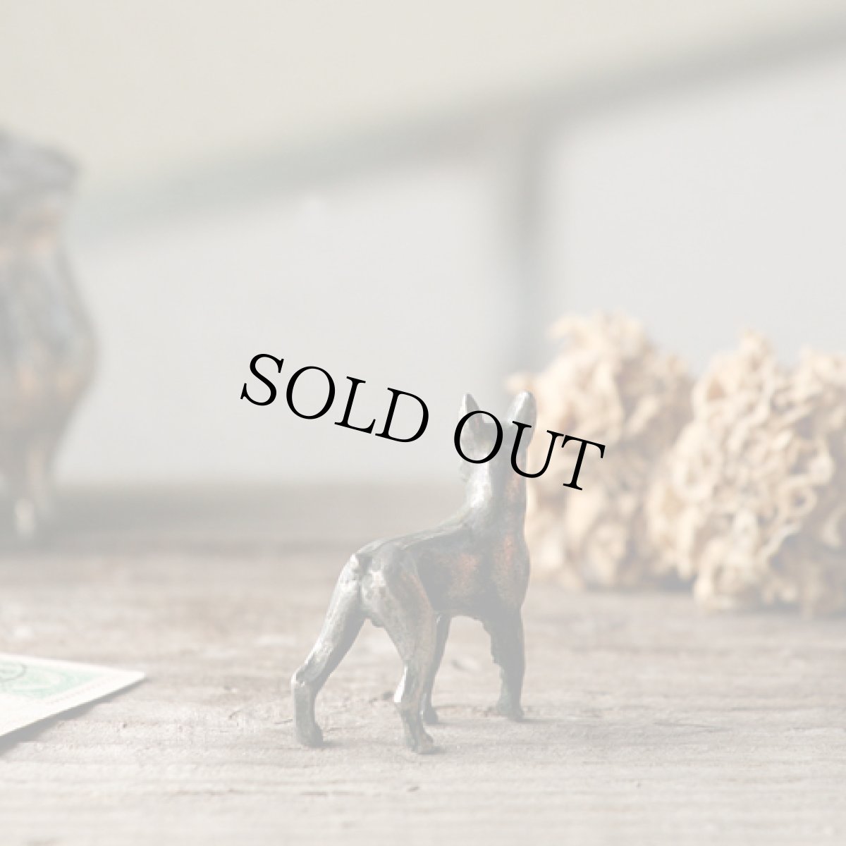 画像4: 〈イギリス〉1930-1940年代 犬のペーパーウエイト ピューター製 (4)