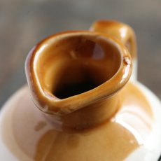 画像6: 〈イギリス〉COLUMBA CREAM 注ぎ口と取っ手付きアンティーククリーム陶器ポット（約 高さ7.2ｃｍ） (6)