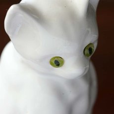 画像5: 〈英国〉1950s 白ネコの陶製置物 (5)