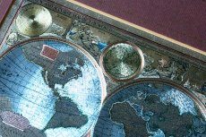 画像7: 〈英国〉1970s 額装された両半球世界地図 (7)