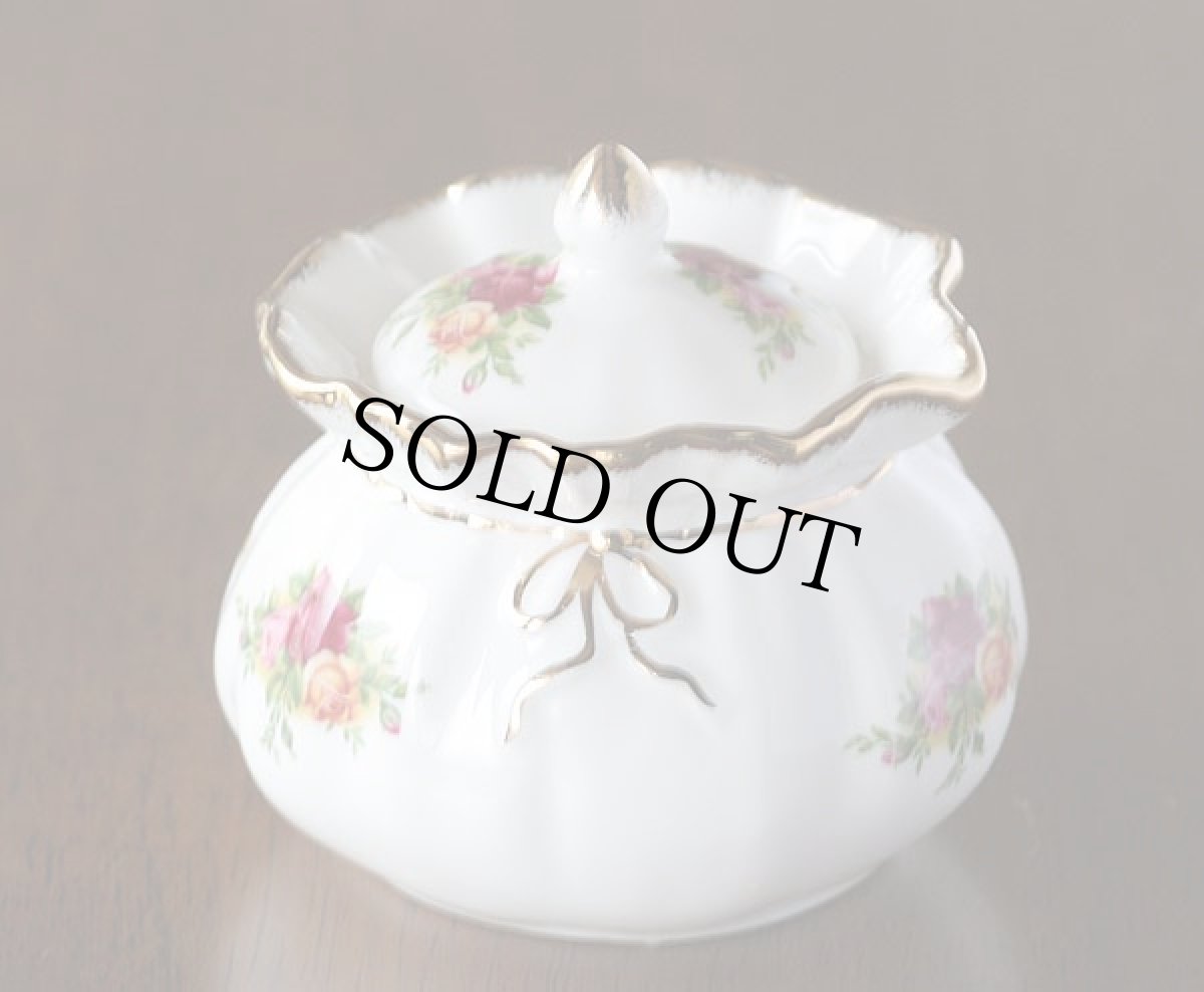 画像7: 〈ROYAL ALBERT〉オールドカントリーローズのポット　フリルリボン (7)