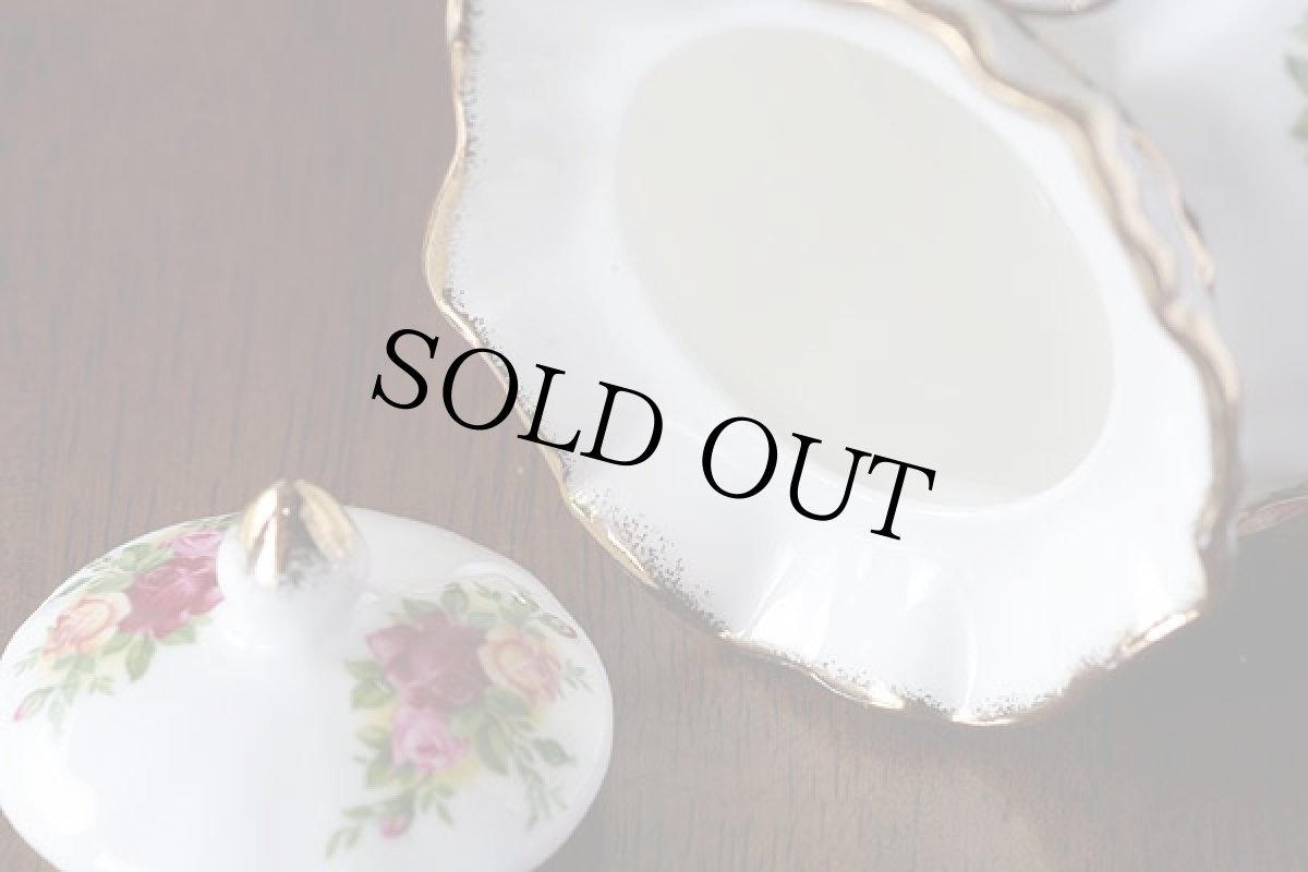 画像6: 〈ROYAL ALBERT〉オールドカントリーローズのポット　フリルリボン (6)