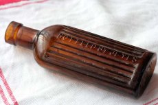 画像3: 〈イギリス〉1920年代 アンティークガラスボトル JEYES(約高さ15.2cm) (3)