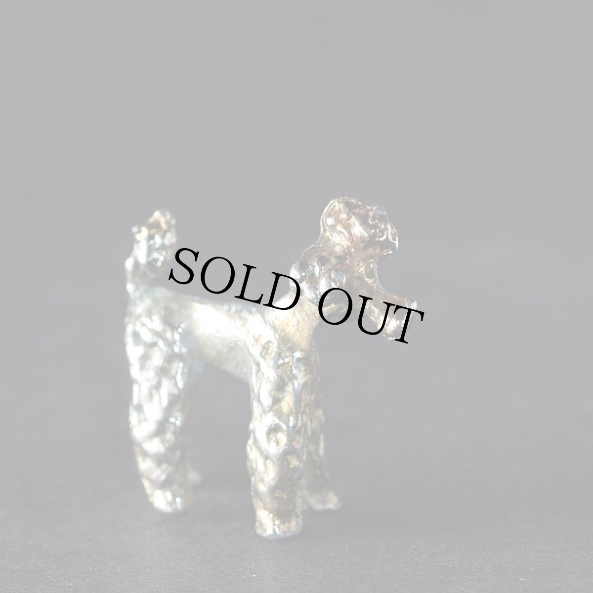 画像2: 〈イギリス〉1950年代 プードル犬の小さなオブジェ (2)