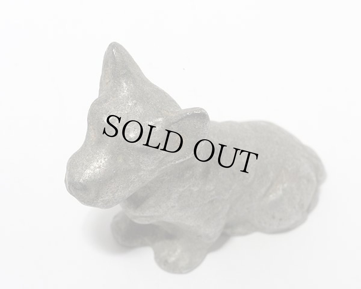 画像4: 〈イギリス〉1950年代 テリア犬の置物ペーパーウエイト フィギュアオーナメント (4)