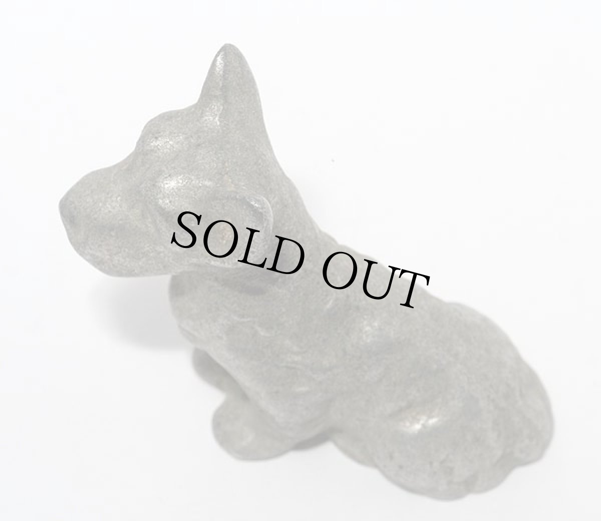 画像5: 〈イギリス〉1950年代 テリア犬の置物ペーパーウエイト フィギュアオーナメント (5)