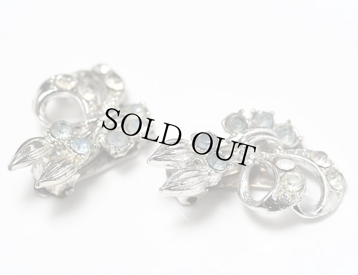 画像3: 〈Coro〉コロ社製キラキラと輝くラインストーンのイヤリング (3)