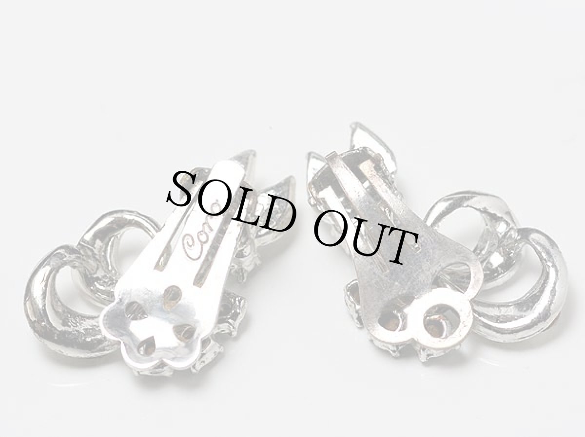 画像5: 〈Coro〉コロ社製キラキラと輝くラインストーンのイヤリング (5)