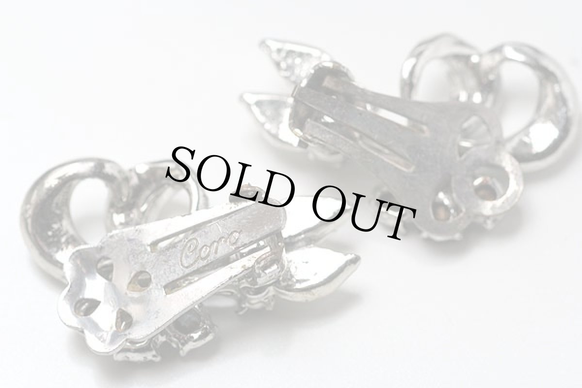 画像6: 〈Coro〉コロ社製キラキラと輝くラインストーンのイヤリング (6)