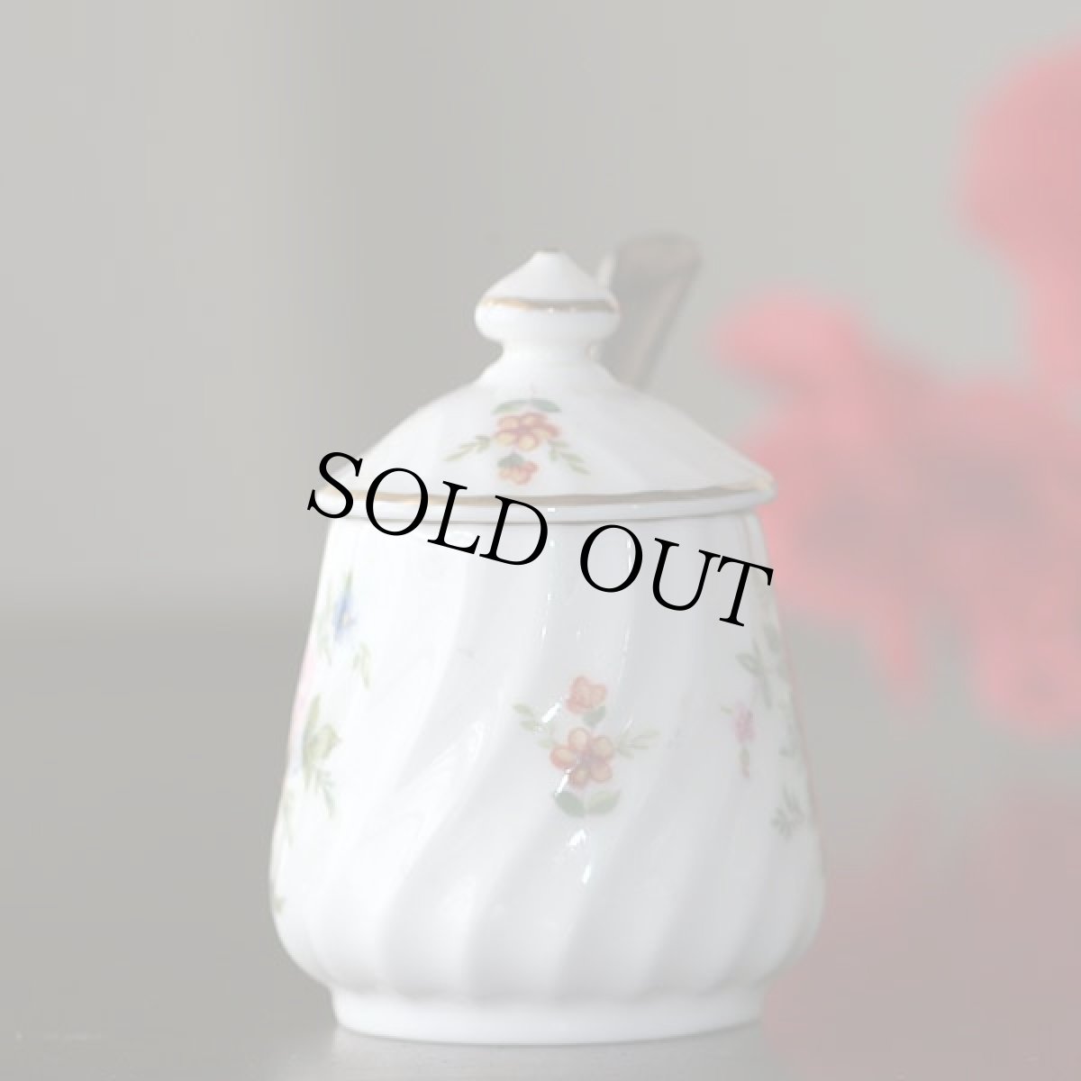 画像2: 〈MINTON〉ミントンの陶器ポットMARLOWスプーン付き (2)