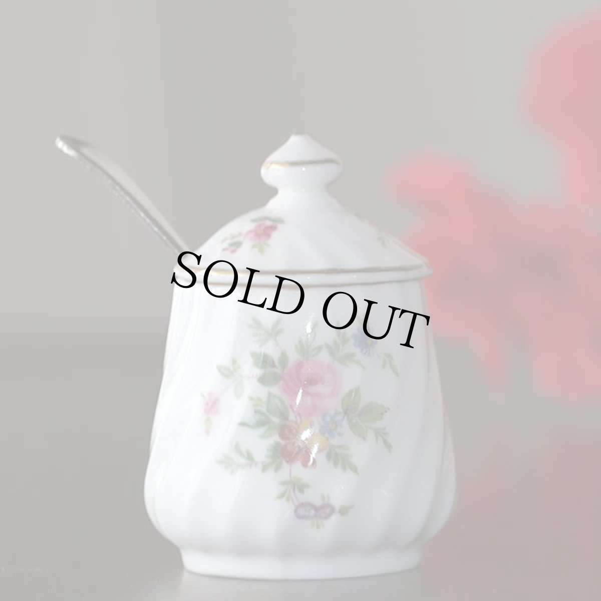 画像3: 〈MINTON〉ミントンの陶器ポットMARLOWスプーン付き (3)