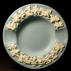 画像1: WEDGWOOD ウエッジウッド クイーンズウェア ペールブルーアッシュトレイ (1)