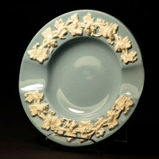 画像2: WEDGWOOD ウエッジウッド クイーンズウェア ペールブルーアッシュトレイ (2)