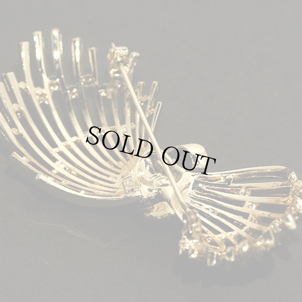 画像6: B.S.K. 1970年代 ヴィンテージジュエリー ビーエスケーのコスチュームブランドブローチ (6)