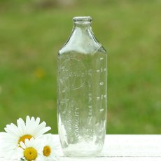 画像1: イギリス パイレックスPYREXガラス瓶(高さ約16.5cm) (1)