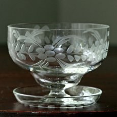 画像12: 〈イギリス〉1940〜50年代アンティークガラスシャーベットグラス ＆アイスクリームグラス (12)