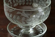 画像11: 〈イギリス〉1940〜50年代アンティークガラスシャーベットグラス ＆アイスクリームグラス (11)