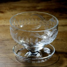 画像16: 〈イギリス〉1940〜50年代アンティークガラスシャーベットグラス ＆アイスクリームグラス (16)